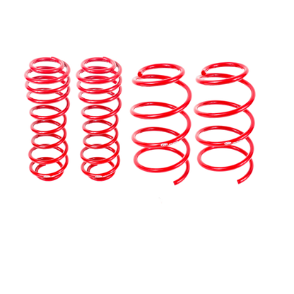 BMR 05-14 S197 Mustang GT Drag Version Lowering Springs (Set Of 4) - Red