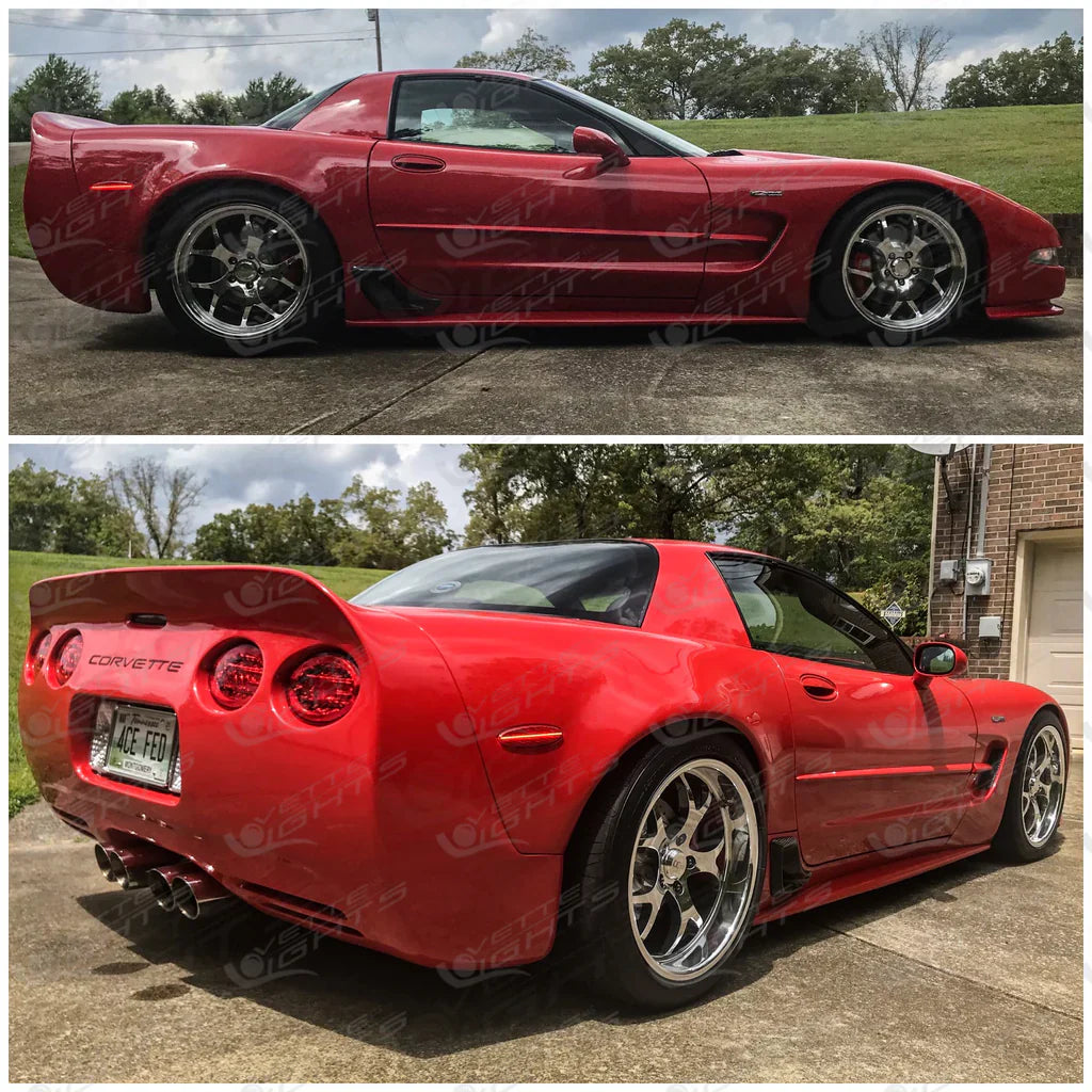 Corvette C5 G3 Laser LED Rear Side Marker Assemblies