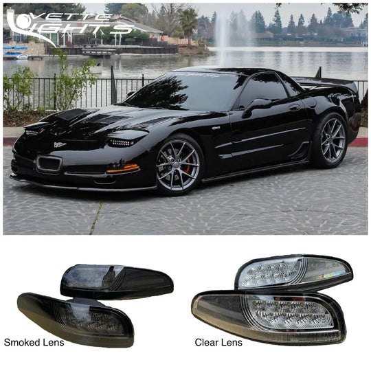 Corvette C5 Laser LED Front Corner Assemblies