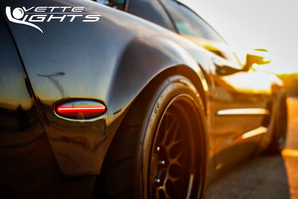 Corvette C5 G3 Laser LED Rear Side Marker Assemblies