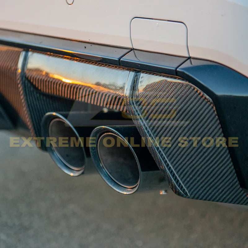 2021-UP EOS BMW G80 M3 G82 G83 M4 CARBON FIBER REAR BUMPER DIFFUSER