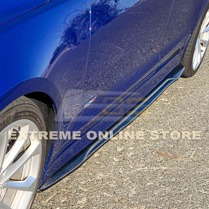 2016-19 EOS Cadillac ATS-V Carbon Fiber Side Skirts