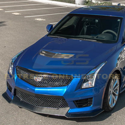 2016-19 EOS Cadillac ATS-V Carbon Fiber Extended Front Splitter Lip