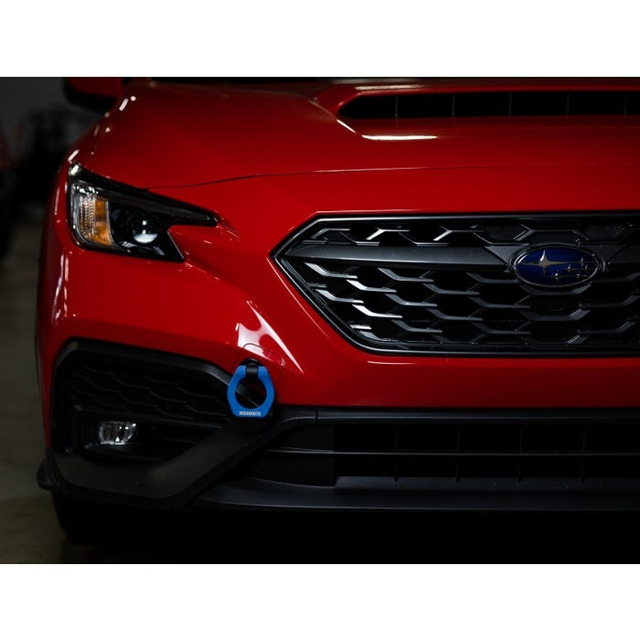 Mishimoto Racing Front Tow Hook - Blue - 2022-2024 Subaru WRX