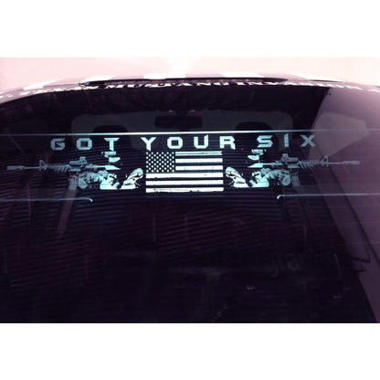2015-Up Ford Mustang Coupe WindRestrictor® Rear Add On Glow Plate