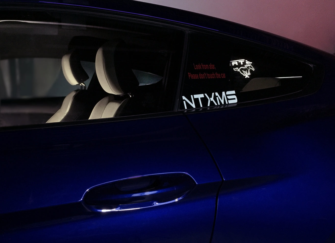 2015-Up Ford Mustang Coupe WindRestrictor® Rear Add On Glow Plate