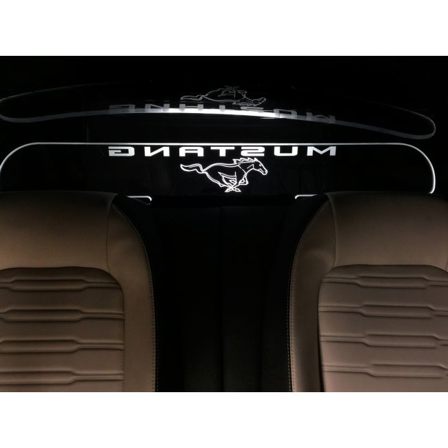2015-Up Ford Mustang Coupe WindRestrictor® Rear Add On Glow Plate