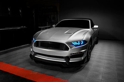 Oracle Lighting 18 - 23 Ford Mustang Dynamic ColorSHIFT LED Headlights - Black Series SEE WARRANTY - 4thto5thAutomotive