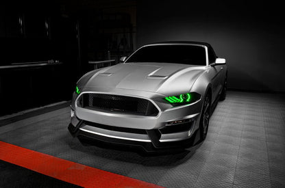 Oracle Lighting 18 - 23 Ford Mustang Dynamic ColorSHIFT LED Headlights - Black Series SEE WARRANTY - 4thto5thAutomotive