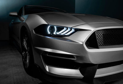 Oracle Lighting 18 - 23 Ford Mustang Dynamic ColorSHIFT LED Headlights - Black Series SEE WARRANTY - 4thto5thAutomotive