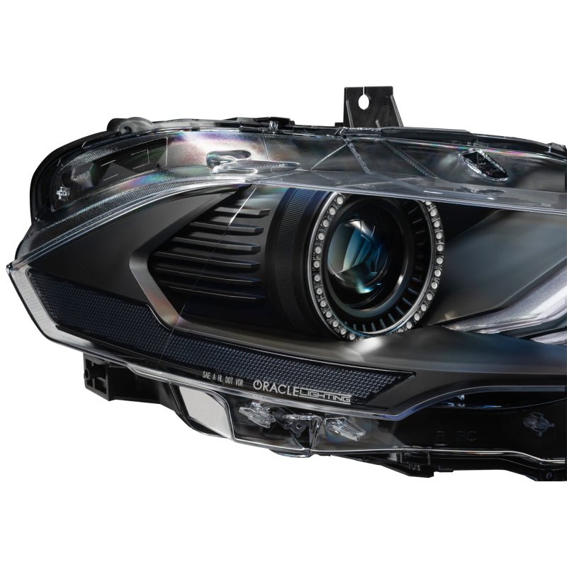 Oracle Lighting 18 - 23 Ford Mustang Dynamic ColorSHIFT LED Headlights - Black Series SEE WARRANTY - 4thto5thAutomotive