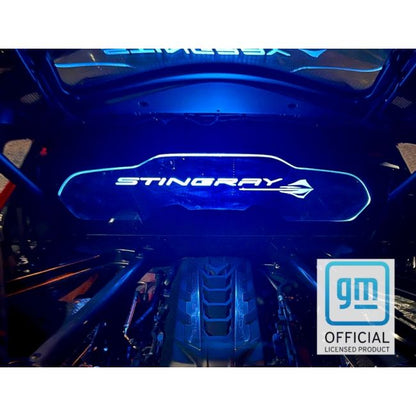 WindRestrictor® C8 Coupe Rear Add On Glow Plate