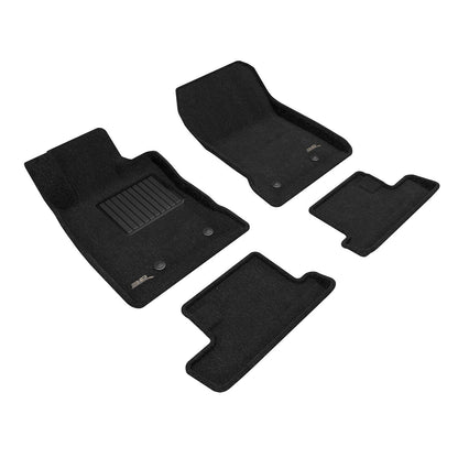 3D MAXpider Elegant Floor Mats - Full Set - Black - 2022-2026 Toyota GR86 / Subaru BRZ