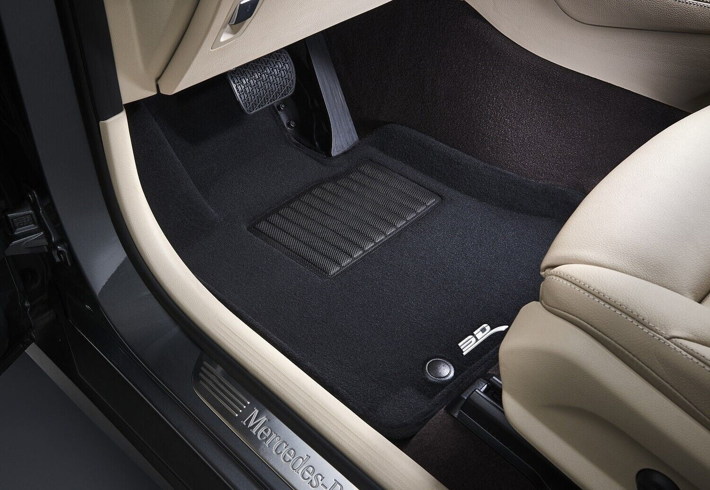 3D MAXpider Elegant Floor Mats - Full Set - Black - 2022-2026 Toyota GR86 / Subaru BRZ