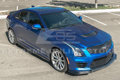 2016-19 Cadillac ATS-V Carbon Fiber Front Splitter & Side Skirts