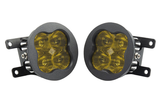Diode Dynamics SS3 Max Type A Kit ABL SAE Fog Lights (Yellow) - 2015-2021 Subaru WRX / 2015-2017 Subaru WRX STi / 2013-2017 Subaru BRZ / 2013-2016 Scion FR-S / 2013-2015 Honda Civic Si Sedan / 2016-2025 Honda Civic