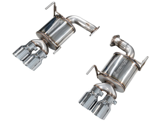 AWE Touring Edition Axleback Exhaust (Chrome Silver Tips) - 2022-2025 Subaru WRX (VB)