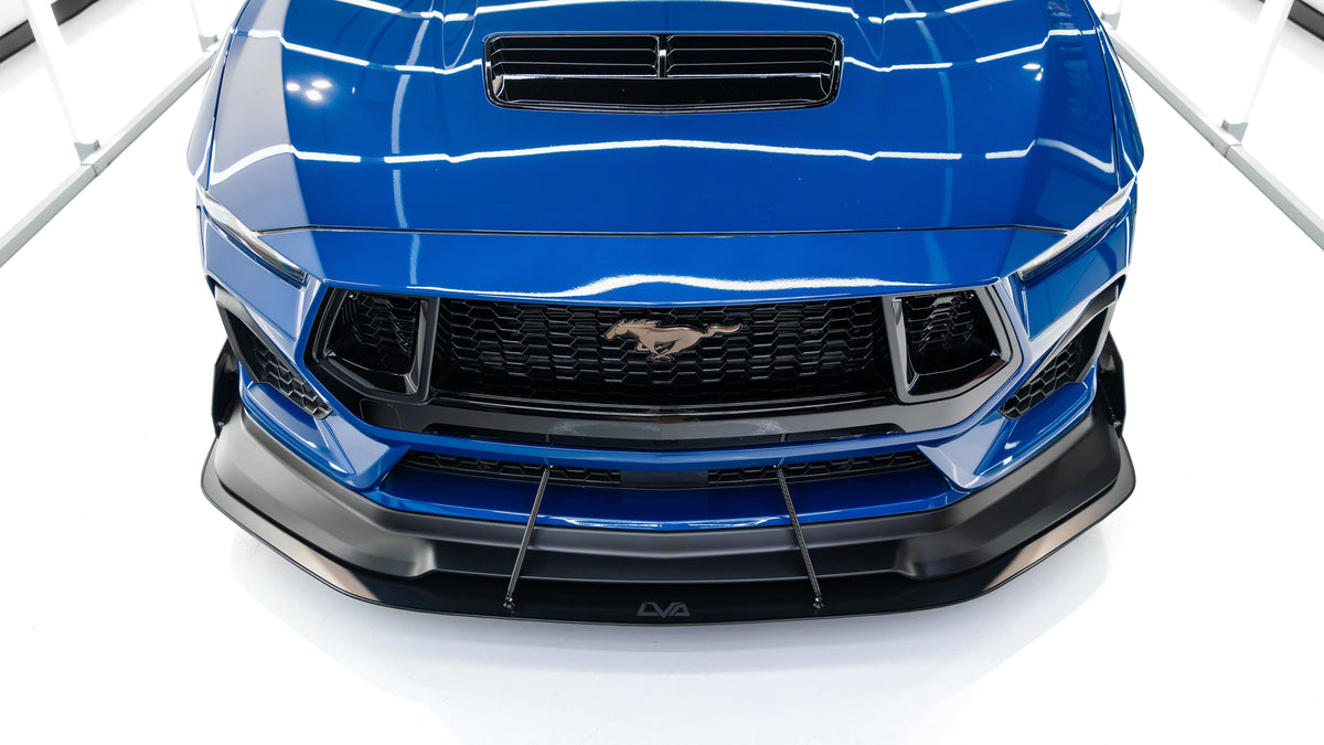 2024-2026 Ford Mustang S650 RTR Elite Series 2pc Front Splitter - LVA — LVA photo 2