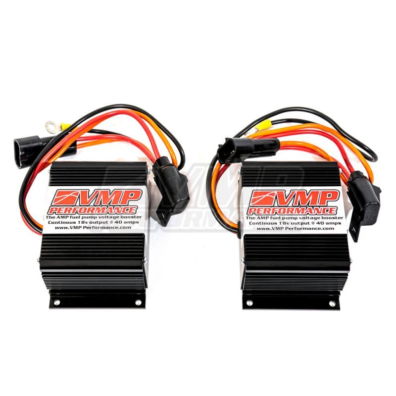 VMP Performance 07 - 10 Ford Shelby GT500 Dual Plug and Play Fuel Pump Voltage Booster - 4thto5thAutomotive
