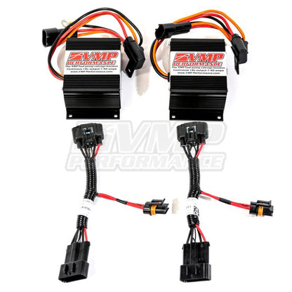 VMP Performance 07 - 10 Ford Shelby GT500 Dual Plug and Play Fuel Pump Voltage Booster - 4thto5thAutomotive