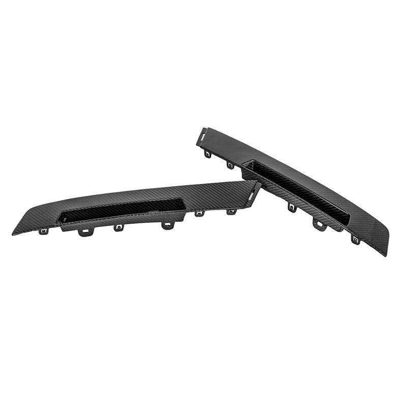 2009-15 Cadillac CTS-V Coupe Dry Carbon Fiber Rear Bumper Insert Covers