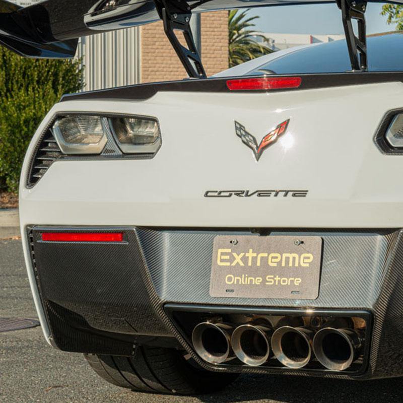 Corvette C7 DRY CARBON FIBER Rear Bumper Diffuser