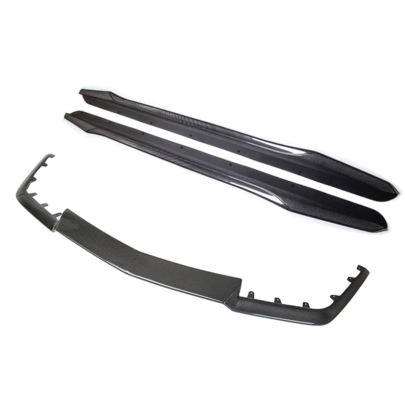 2009-15 Cadillac CTS-V Carbon Fiber Front Splitter & Side Skirts