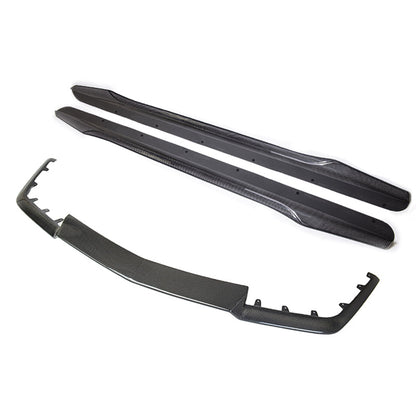 2009-15 Cadillac CTS-V Carbon Fiber Front Splitter & Side Skirts