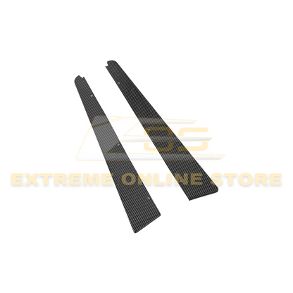 2009-15 Cadillac CTS-V Sedan Dry Carbon Fiber Rear Apron Valance Lip