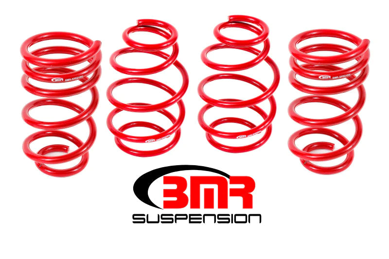 BMR 2010-15 5th Gen Chevrolet Camaro V8 Lowering Spring Kit (Set Of 4) - Red