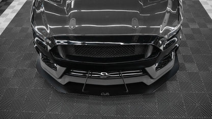 2015-2017 FORD MUSTANG "GT350" FRONT SPLITTER V.2 (MP CONCEPTS BUMPER)