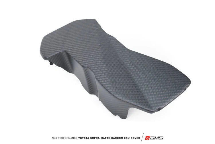 AMS Performance 2020+ Toyota GR Supra Carbon Fiber ECU Cover - Matte Carbon