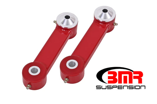 BMR 15-17 S550 Ford Mustang Rear Lower Control Arms Vertical Link (Polyurethane) - Red