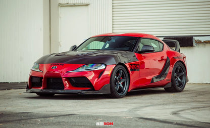 Seibon 2020 Toyota GR Supra MB-Style Carbon Fiber Front Lip