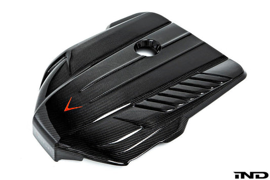 Eventuri Toyota A90 Supra Black Carbon Engine Cover