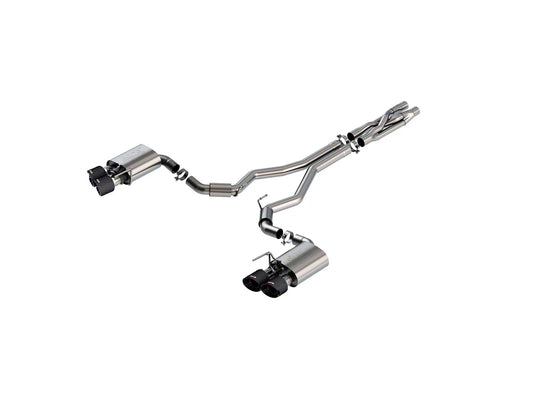 Borla 2020 Ford Mustang GT500 5.2L AT 3in ATAK CatBack Exhaust w/ Carbon Fiber Tips