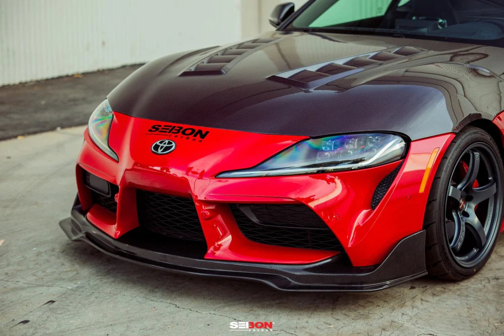 Seibon 2020 Toyota GR Supra MB-Style Carbon Fiber Front Lip