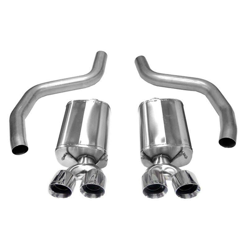 Corsa 06-13 Chevrolet Corvette C6 Z06 7.0L V8 Polished Sport Axle-Back Exhaust